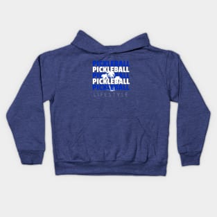 Pickleball, Pickleball, Pickleball Kids Hoodie